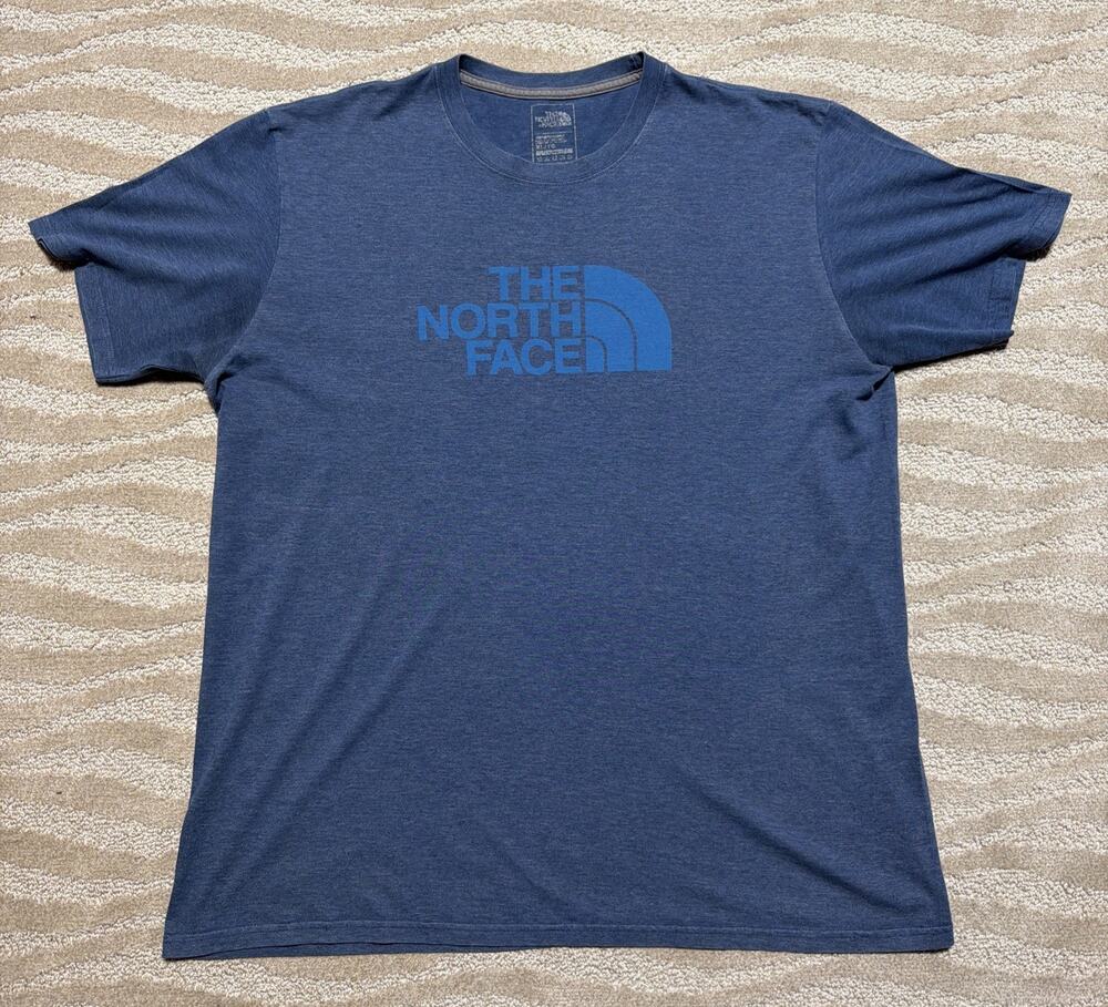The North Face Men's XL Vintage Classic Blue W/Half Dome Logo Yosemite Hiking
